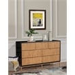 Origins by Alpine Larsen 7 Drawer Dresser in Black