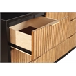 Origins by Alpine Larsen 7 Drawer Dresser in Black