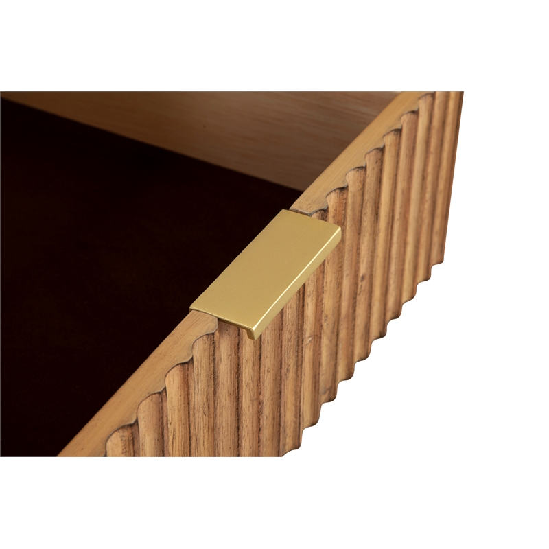 Origins by Alpine Larsen TV Console in White