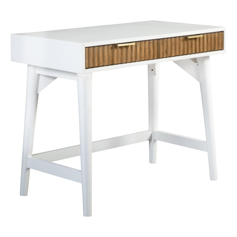 Origins by Alpine Larsen Mini Desk in White