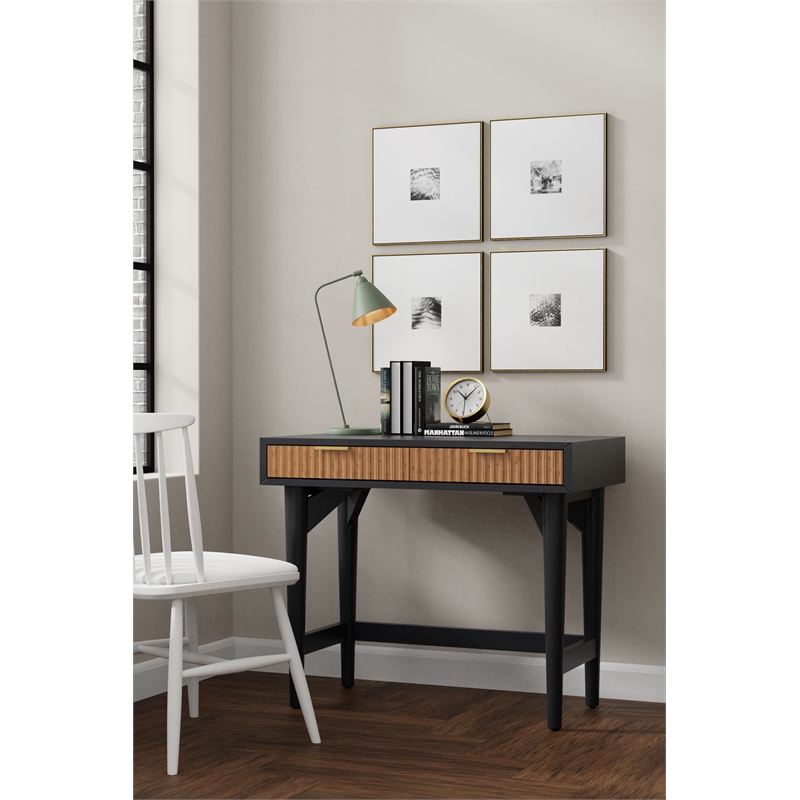 Origins by Alpine Larsen Mini Desk in Black
