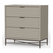 Origins by Alpine Milo 3 Drawer Small Chest in Taupe