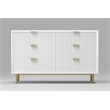 Origins by Alpine Casey 6 Drawer Dresser in White