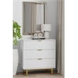 Origins by Alpine Casey 3 Drawer Small Chest in White