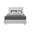 Origins by Alpine Saige Wood 2 Drawer Nightstand in Weathered White-Gray