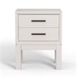 Origins by Alpine Nova 2 Drawer Nightstand in White