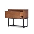 Origins by Alpine Levi Nightstand in Brown