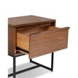 Origins by Alpine Levi Nightstand in Brown