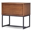 Origins by Alpine Levi Nightstand in Brown