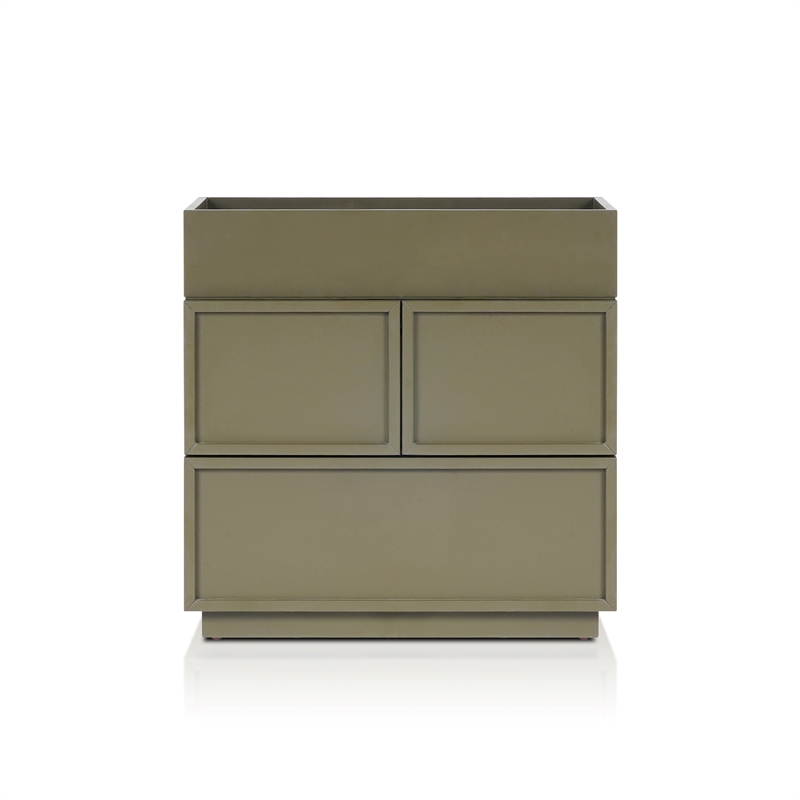 Luca Nightstand in Olive Green
