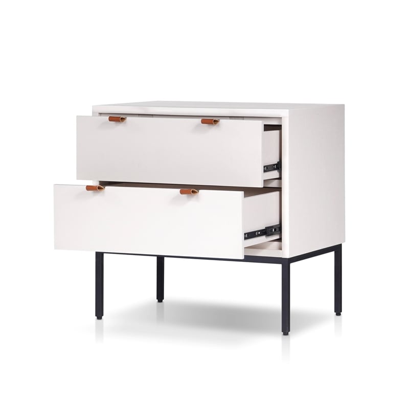 Origins by Alpine Wilma Nightstand in White