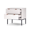 Origins by Alpine Wilma Nightstand in White