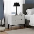 Origins by Alpine Wilma Nightstand in White