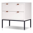 Origins by Alpine Wilma Nightstand in White