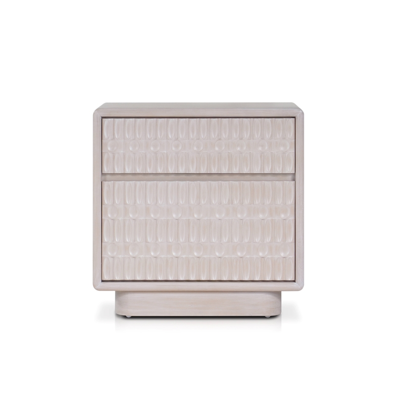 Danica Nightstand in White Wash