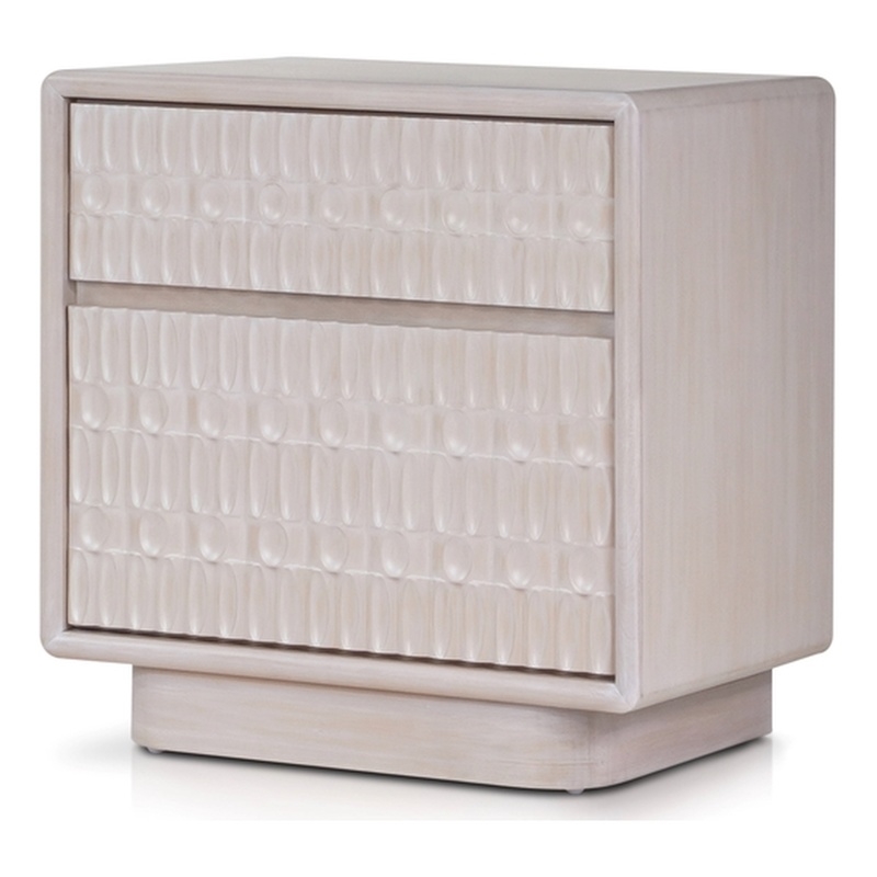 Danica Nightstand in White Wash