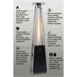 Origins by Alpine Apex Flame Outdoor Flame Heater in Mocha Brown