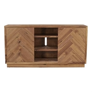 Origins by Alpine Russo 60&quot Sideboard - Honey Walnut