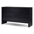 Origins by Alpine Flo Wood 6 Drawer Dresser - Black