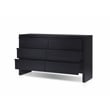 Origins by Alpine Flo Wood 6 Drawer Dresser - Black