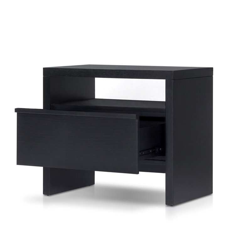 Origins by Alpine Flo 1 Drawer Nightstand - Black