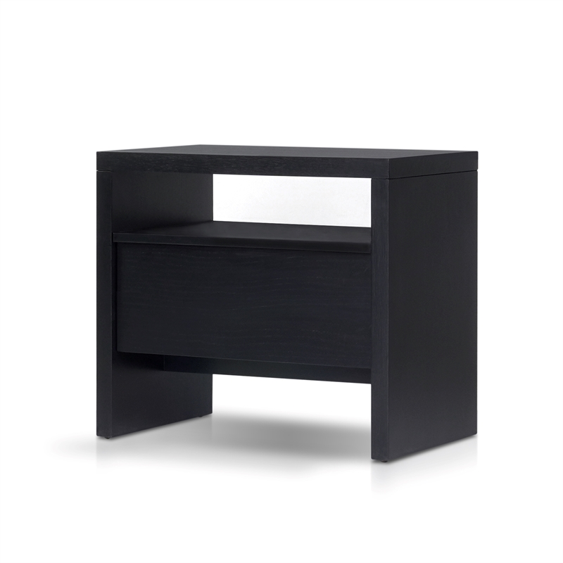 Origins by Alpine Flo 1 Drawer Nightstand - Black