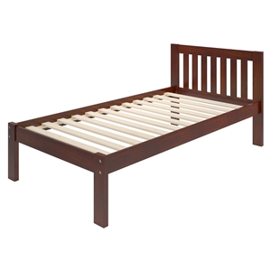Chelsea Home Furniture Draxton Twin Single Bed In Chocolate