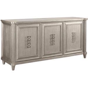 a.r.t. furniture morrissey 3 door wood credenza in smokey silver