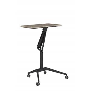 Unique Furniture 28&quot Height Adjustable Stand Up Laptop Table in Gray