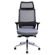 Unique Furniture CEO Executive High-Back Fabric Seat Office Chair in Gray