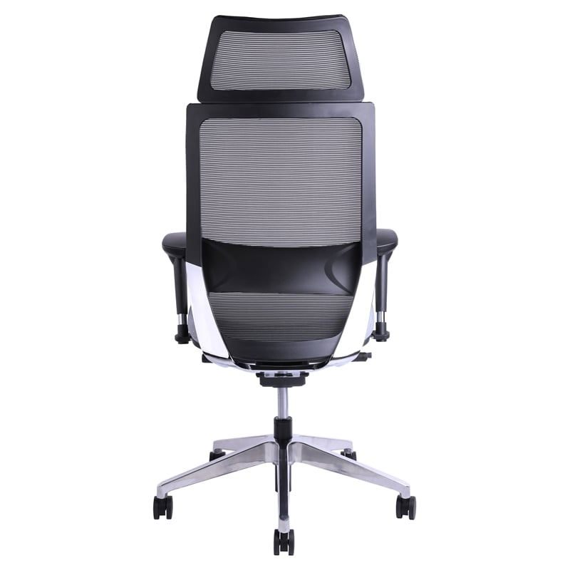 Unique Furniture CEO Executive High-Back Fabric Seat Office Chair in Gray