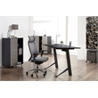 Unique Furniture CEO Executive Mid-back Fabric seat Office Chair in Gray