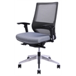 Unique Furniture CEO Executive Mid-back Fabric seat Office Chair in Gray