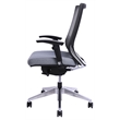 Unique Furniture CEO Executive Mid-back Fabric seat Office Chair in Gray