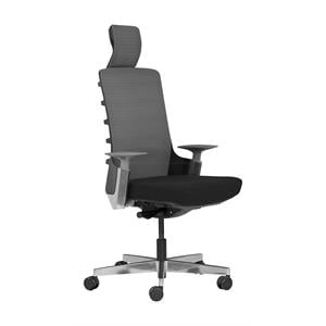 Unique Furniture Seattle Executive High Back Office Chair in Black