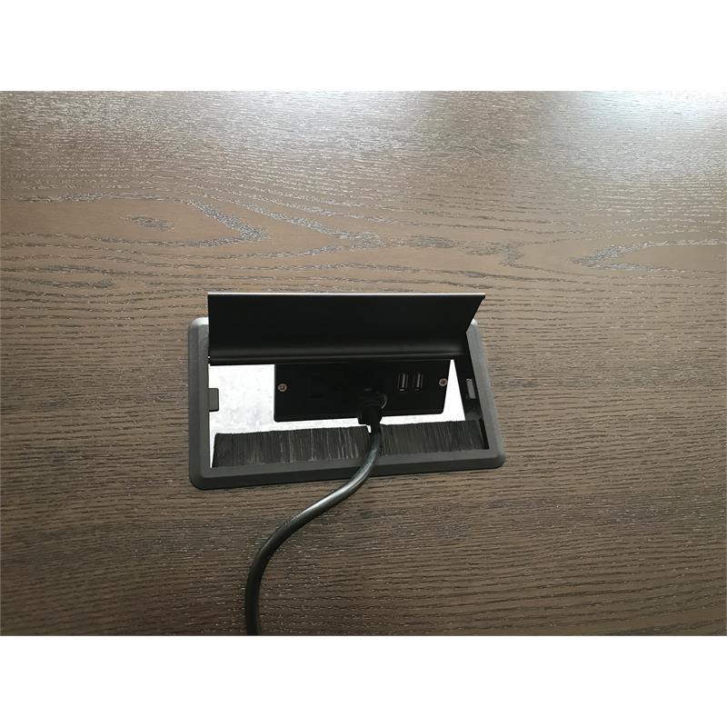 Unique Furniture Oslo Power and Wire Management in Black