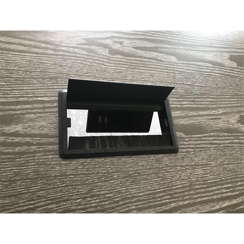 Unique Furniture Oslo Power and Wire Management in Black