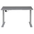 Unique Furniture Electric Height Adjustable Standing Desk in Gray Eco Wood