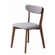 Unique Furniture Tahoe Rounded Back Rest Chair in Walnut Wood