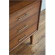 Unique Furniture 3-Drawers Solid Wood Buffet/Storage Cupboard in Walnut