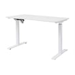 Unique Furniture Electric Height Adjustable Standing Desk in White