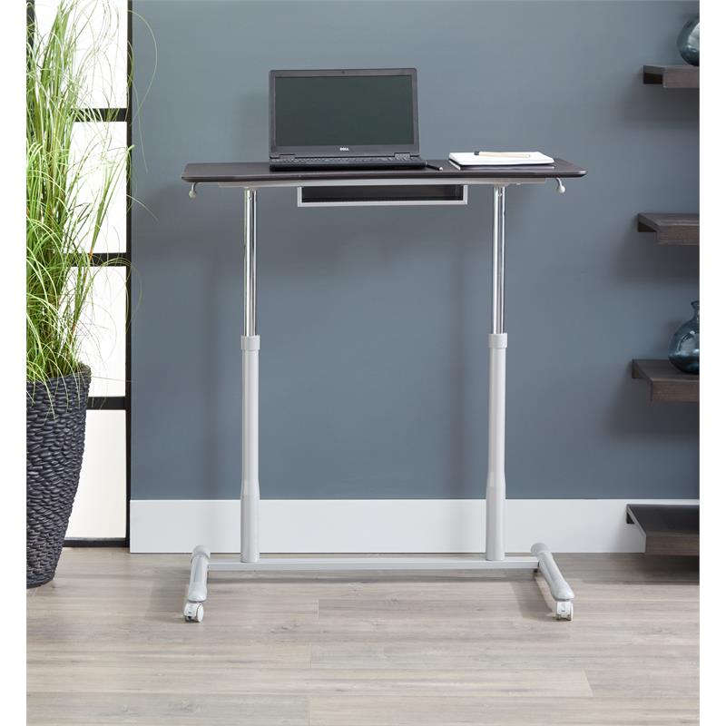 container store sit stand desk