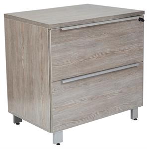 K120 Lateral File Cabinet with 2 Drawers in Gray