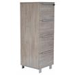 K125 4 Drawers File Cabinet with Lock in Gray