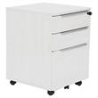 K126 Mobile Pedestal with 3 Drawers in White