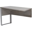 K153 Transitional 47x20 Inches Wood Return LR in Gray