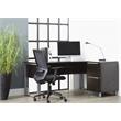RSF Crescent Desk 63x24/32 Inches in Espresso