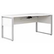 RSF Crescent Desk 63x24/32 Inches in White