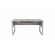 Contemporary Rectangular Desk 71x32 Inches in Gray
