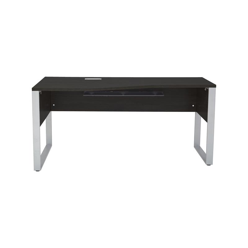LSF Crescent Desk 63x32/24 Inches in Espresso